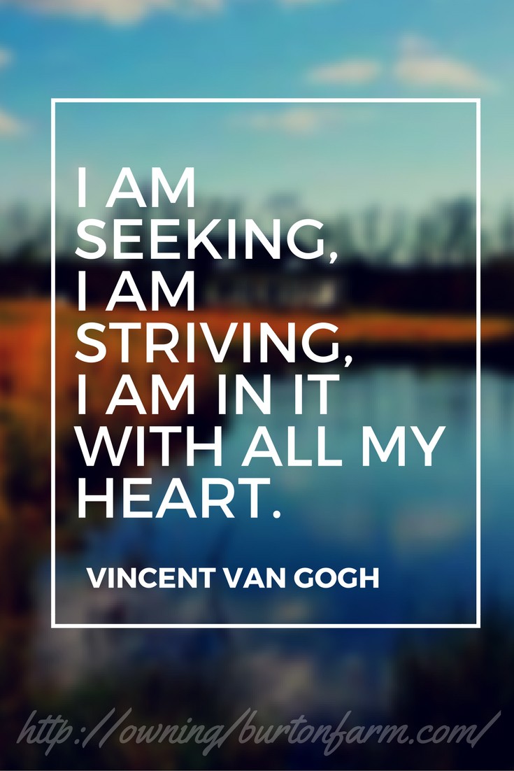 I am seeking, I am striving. I am in it with all my heart. ~ Vincent Van Gogh Bullet Journal Farm and Blog Level 10 Goals for the Year Owning Burton Farm - Join me for an update on our debt elimination progress and our goals progress for the year.